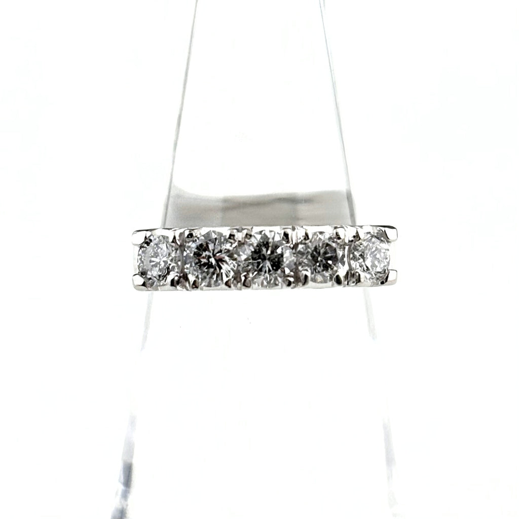 メレダイヤ デザインリング プラチナ 指輪 リング 10号 Pt900 ダイヤモンド レディース 【中古】nbjwl