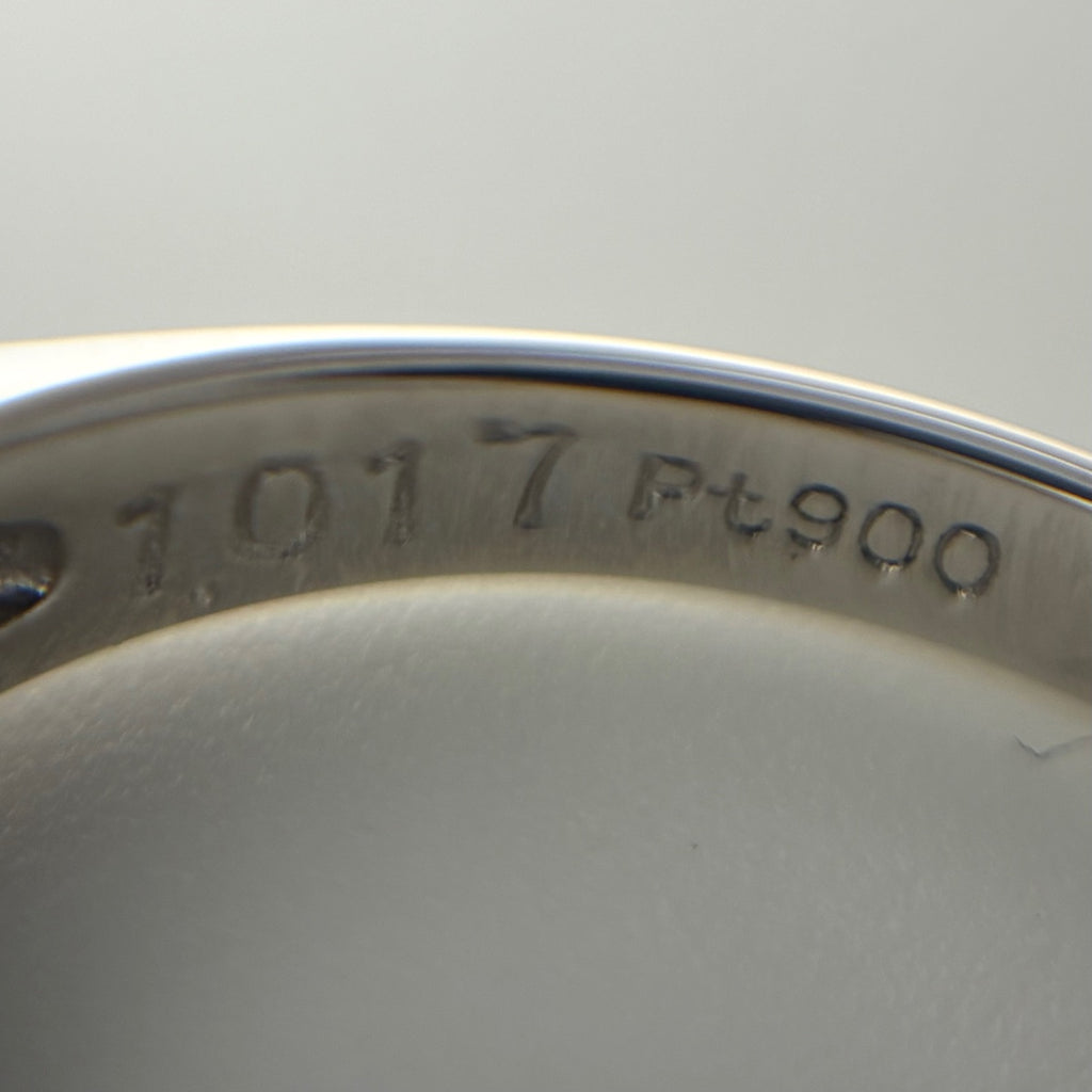 メレダイヤ デザインリング プラチナ 指輪 リング 10号 Pt900 ダイヤモンド レディース 【中古】nbjwl