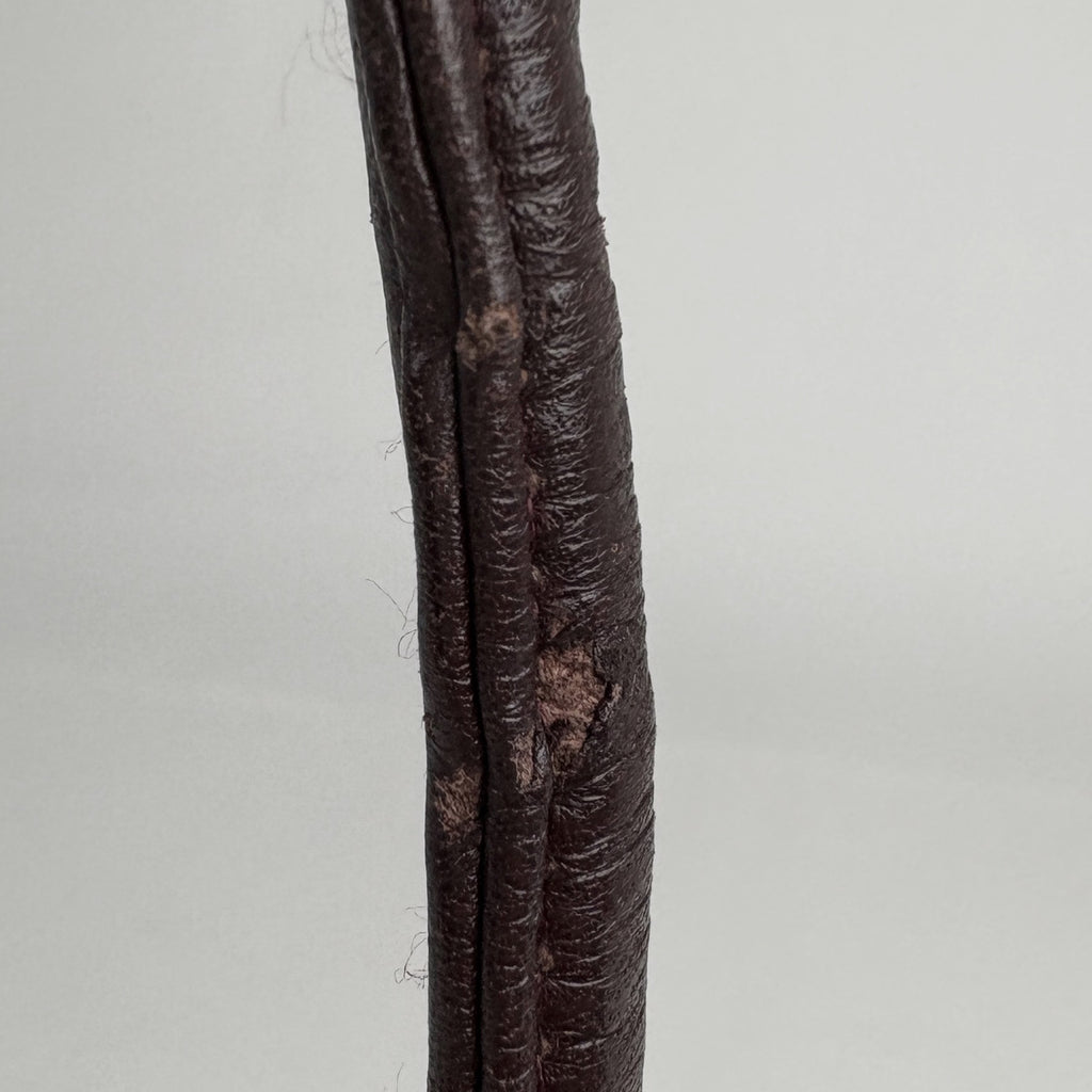 シャネル Vステッチ ショルダーバッグ ココマーク シェブロン ブラウン ショルダーバッグ レザー ボルドー レディース 【中古】brbag