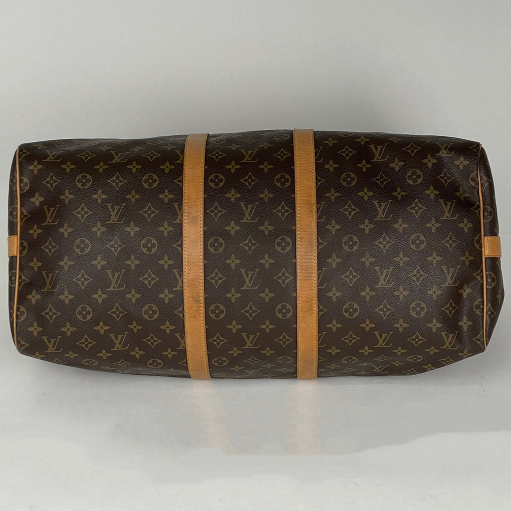 ルイ・ヴィトン キーポル バンドリエール 55 2WAY ショルダーバッグ ボストンバッグ モノグラム ブラウン M41414 レディース 【中古】brbag