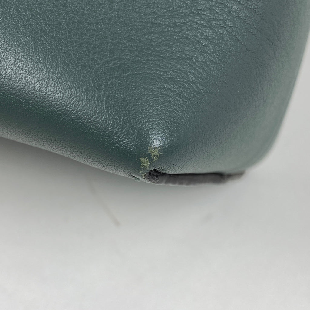 フェンディ バイザウェイ ミニ ハンドバッグ 2WAY ショルダーバッグ ハンドバッグ レザー グリーン ブルー 8BL135 レディース 【中古】brbag