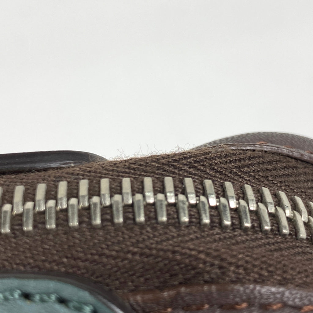 フェンディ バイザウェイ ミニ ハンドバッグ 2WAY ショルダーバッグ ハンドバッグ レザー グリーン ブルー 8BL135 レディース 【中古】brbag