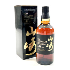 【東京都内限定お届け】 サントリー SUNTORY 山崎 18年 シングルモルト ジャパニーズ 700ml 国産ウイスキー 酒 【古酒】liqbb