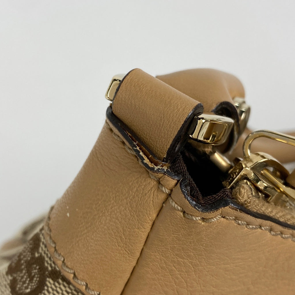 グッチ GG柄 ショルダーバッグ アビー ワンショルダー ハンドバッグ ショルダーバッグ GGキャンバス ベージュ 190525 レディース 【中古】brbag