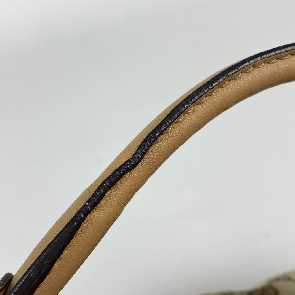 グッチ GG柄 ショルダーバッグ アビー ワンショルダー ハンドバッグ ショルダーバッグ GGキャンバス ベージュ 190525 レディース 【中古】brbag