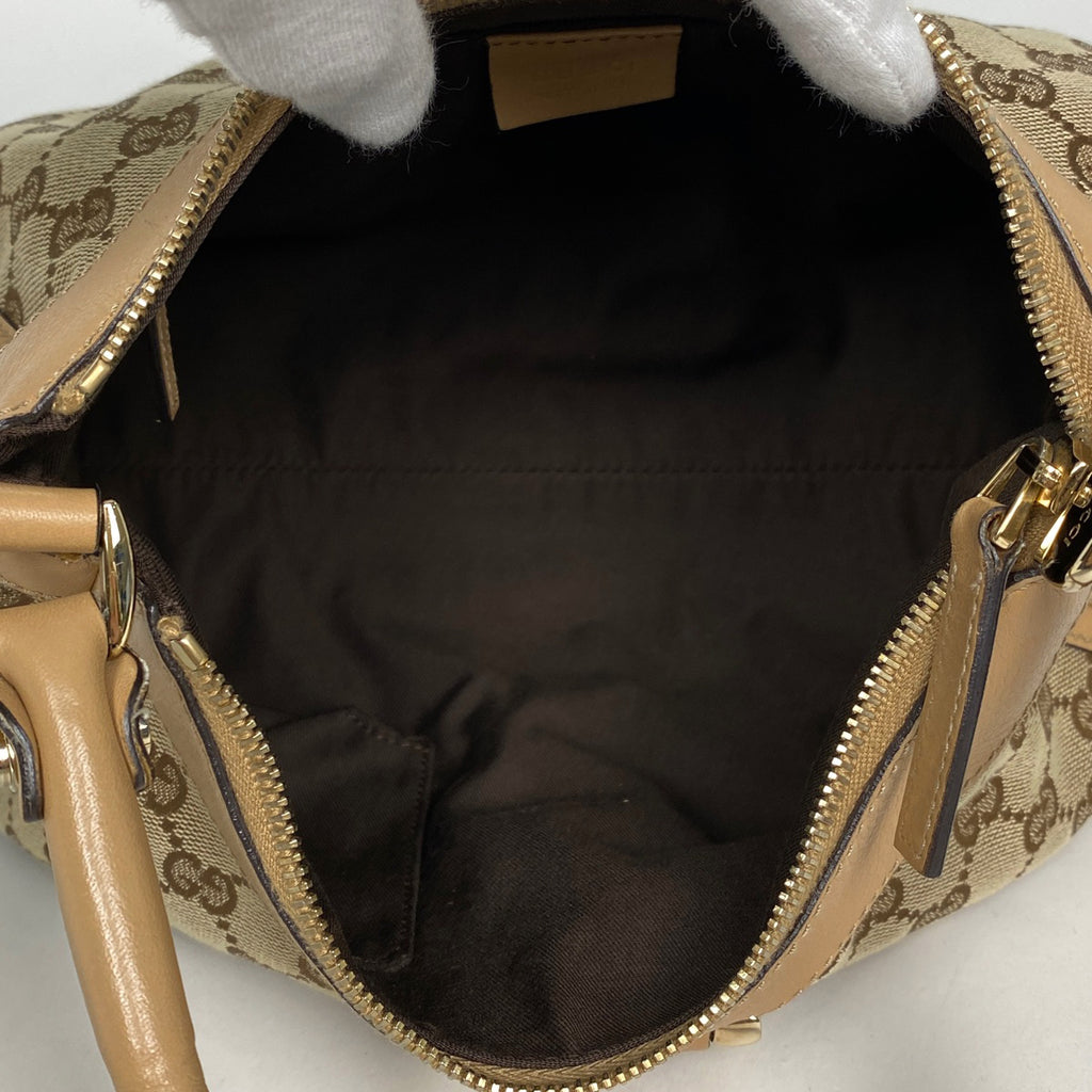 グッチ GG柄 ショルダーバッグ アビー ワンショルダー ハンドバッグ ショルダーバッグ GGキャンバス ベージュ 190525 レディース 【中古】brbag