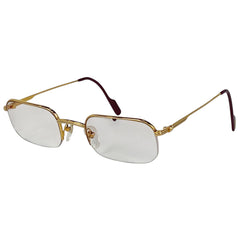 カルティエ トリニティ メガネ アイウェア 眼鏡 メタル ゴールド レディース 【中古】brbag