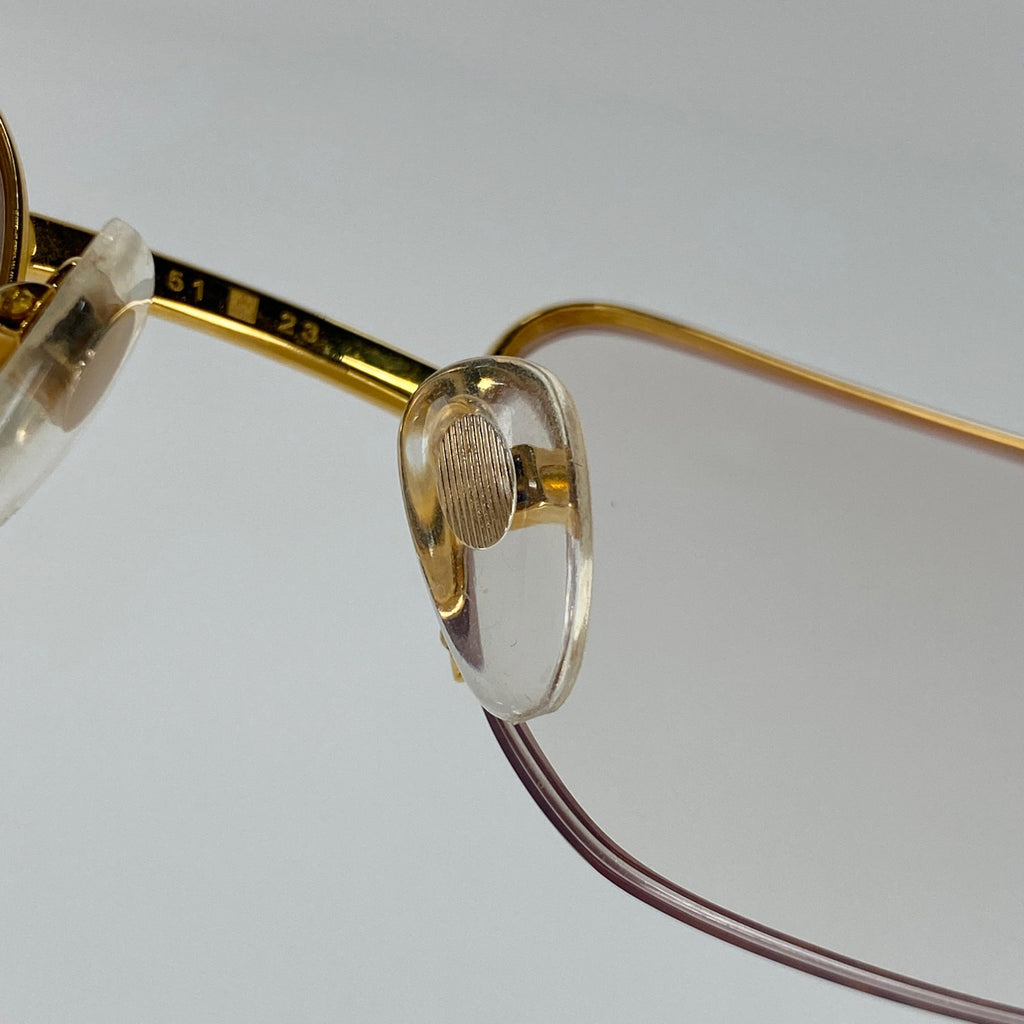 カルティエ トリニティ メガネ アイウェア 眼鏡 メタル ゴールド レディース 【中古】brbag