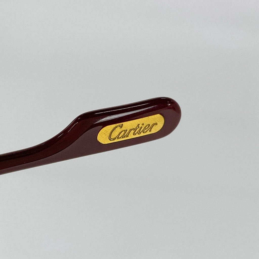 カルティエ トリニティ メガネ アイウェア 眼鏡 メタル ゴールド レディース 【中古】brbag