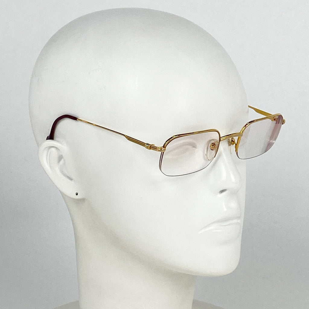 カルティエ トリニティ メガネ アイウェア 眼鏡 メタル ゴールド レディース 【中古】brbag