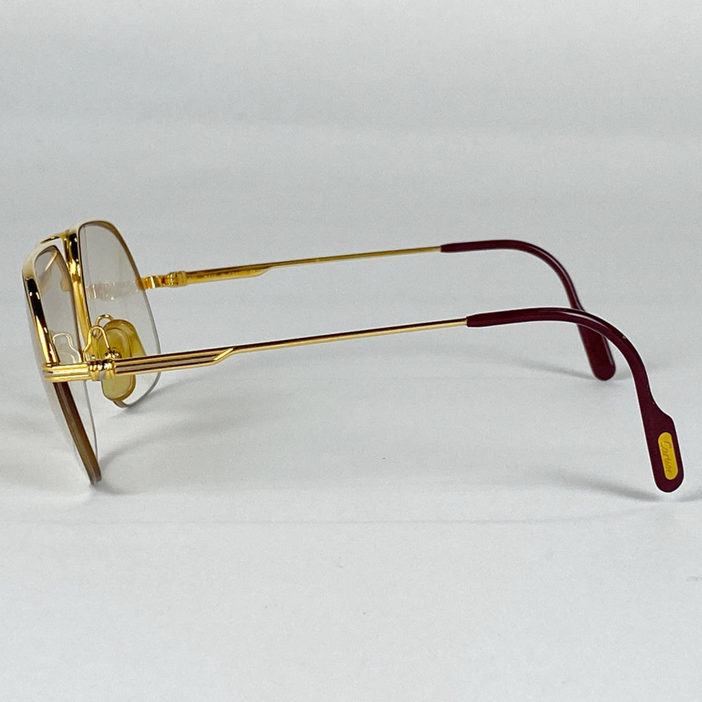 カルティエ トリニティ メガネ アイウェア 眼鏡 メタル ゴールド レディース 【中古】brbag