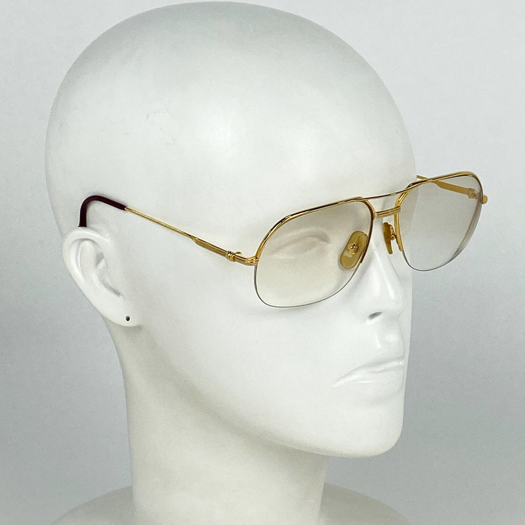 カルティエ トリニティ メガネ アイウェア 眼鏡 メタル ゴールド レディース 【中古】brbag