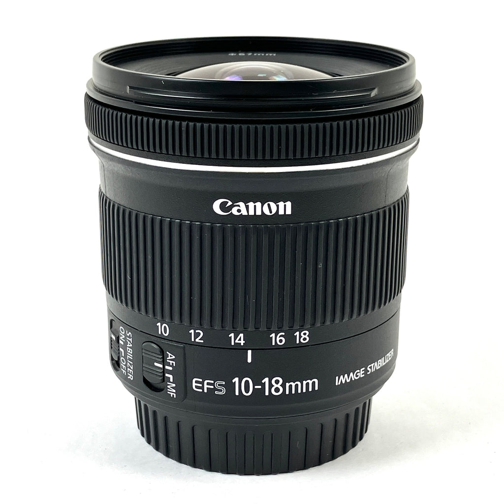 キヤノン Canon EF-S 10-18mm F4.5-5.6 IS STM 一眼カメラ用レンズ（オートフォーカス） 【中古】cambb