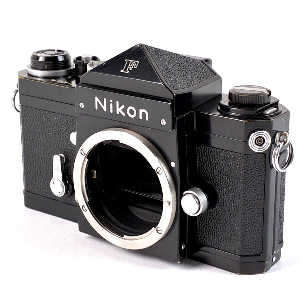 ニコン Nikon F アイレベル ブラック ボディ フィルム マニュアルフォーカス 一眼レフカメラ 【中古】cambb