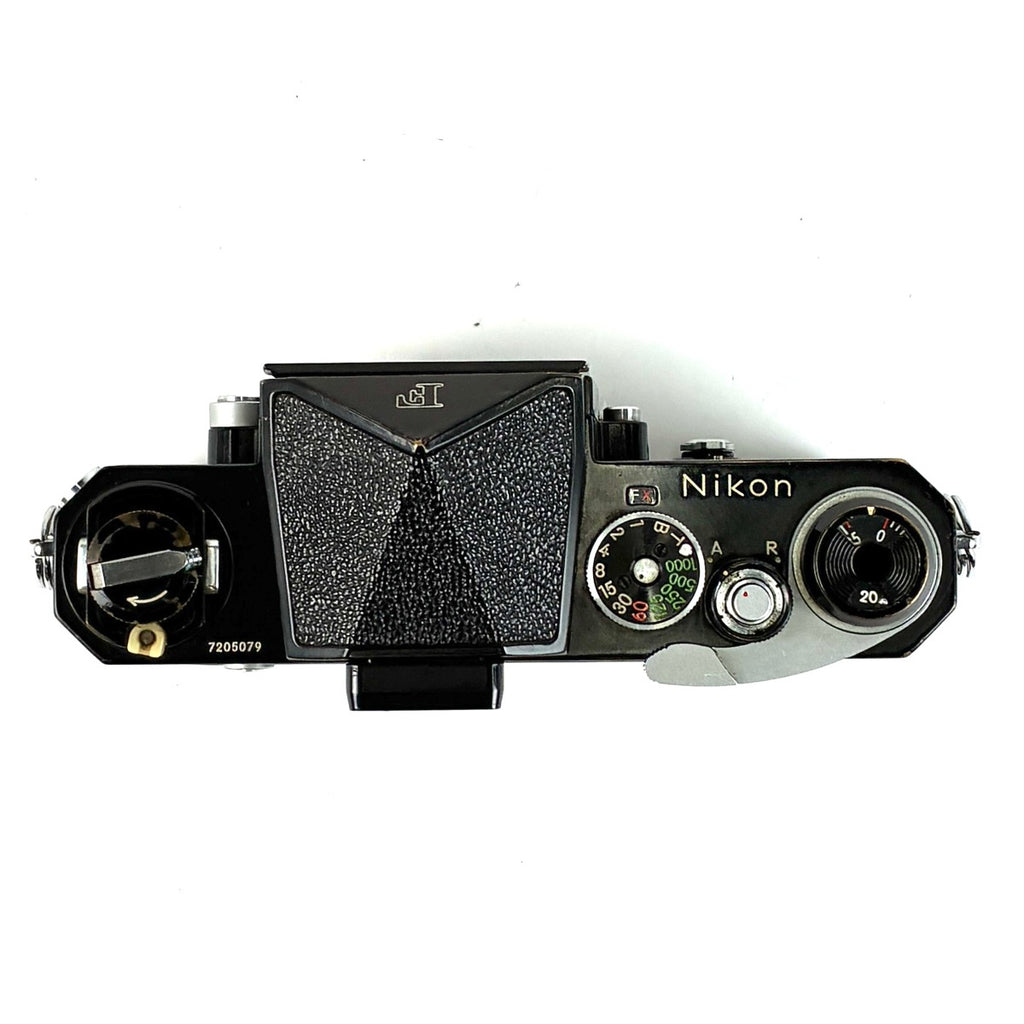ニコン Nikon F アイレベル ブラック ボディ フィルム マニュアルフォーカス 一眼レフカメラ 【中古】cambb