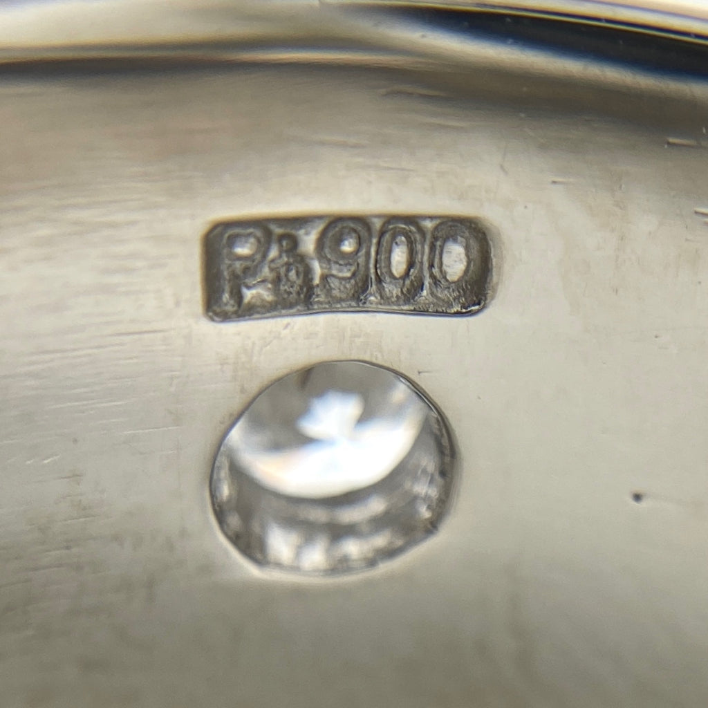 ダイヤモンド デザインリング プラチナ 指輪 リング 23号 Pt900 ダイヤモンド メンズ 【中古】nbjwl