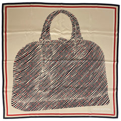 ルイ・ヴィトン アルマ柄 スカーフ モノグラム スカーフ スカーフ シルク ブラウン レディース 【中古】brbag