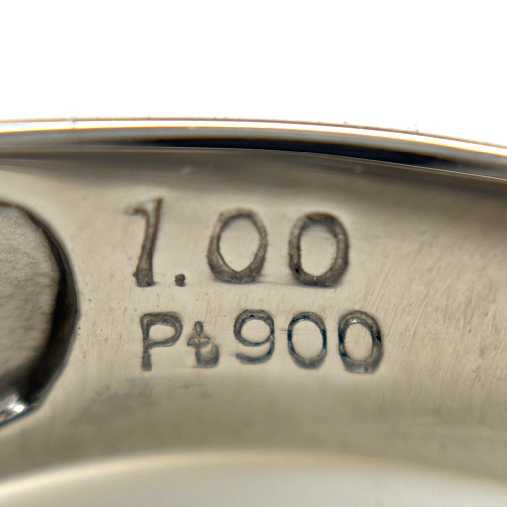 メレダイヤ デザインリング プラチナ 指輪 リング 9.5号 Pt900 ダイヤモンド レディース 【中古】nbjwl