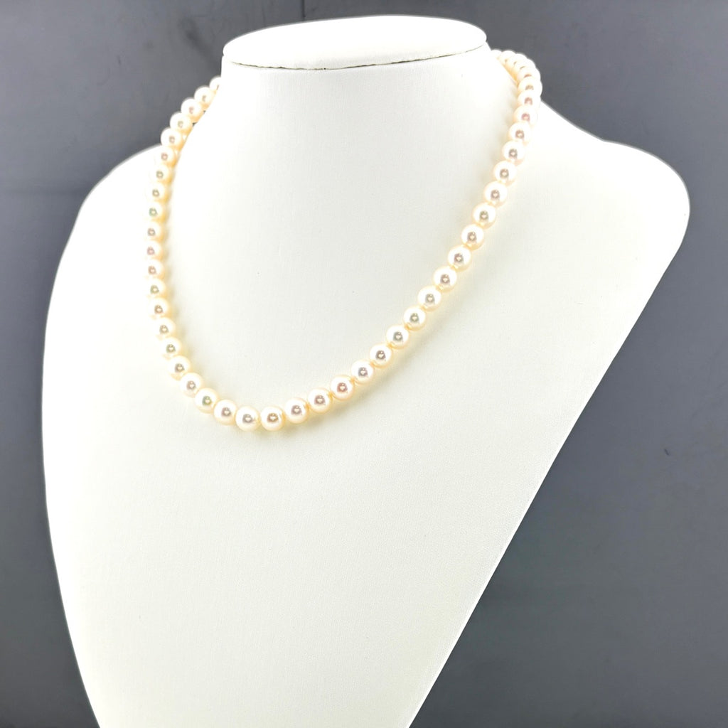 タサキ パール デザインネックレス シルバー 真珠 silver ネックレス