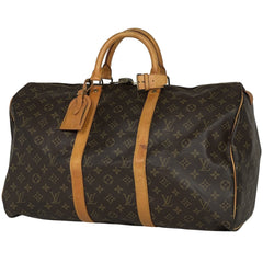 ルイ・ヴィトン キーポル 50 ハンドバッグ 旅行 出張 ビジネス ボストンバッグ モノグラム ブラウン M41426 レディース 【中古】brbag