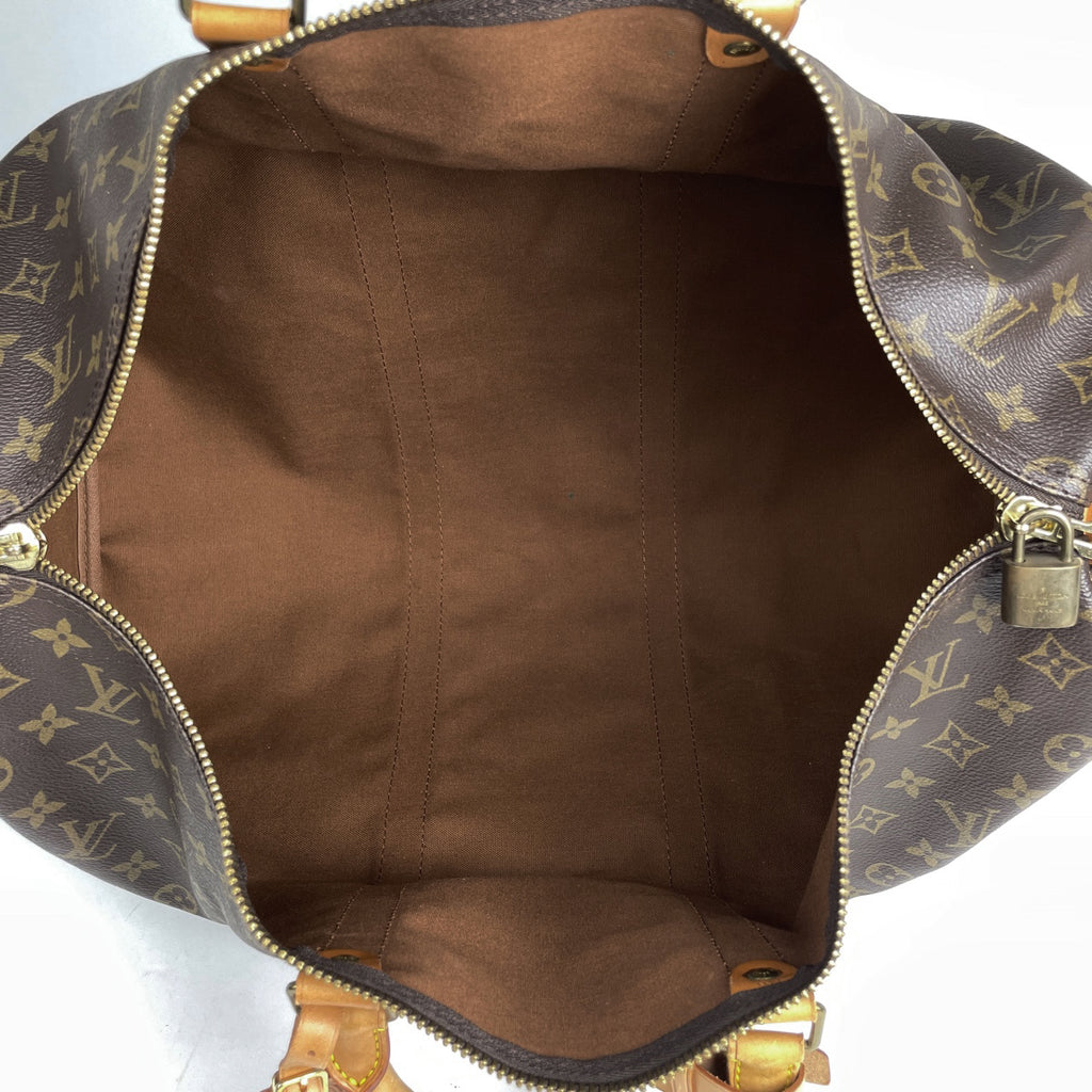 ルイ・ヴィトン キーポル 50 ハンドバッグ 旅行 出張 ビジネス ボストンバッグ モノグラム ブラウン M41426 レディース 【中古】brbag
