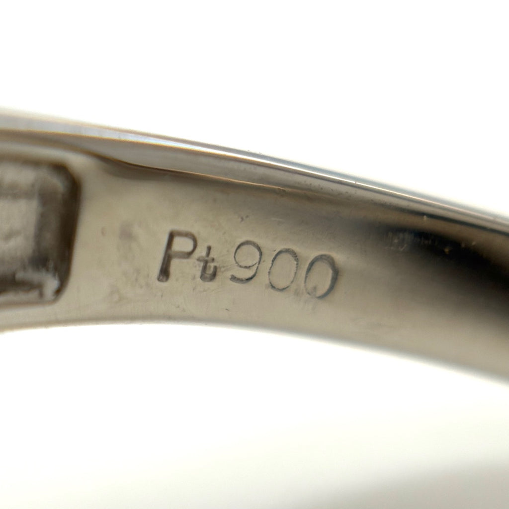 メレダイヤ デザインリング プラチナ 指輪 リング 10号 Pt900 ダイヤモンド レディース 【中古】nbjwl