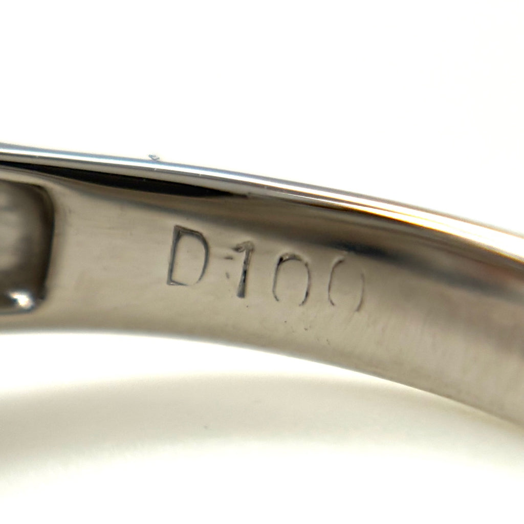 メレダイヤ デザインリング プラチナ 指輪 リング 10号 Pt900 ダイヤモンド レディース 【中古】nbjwl