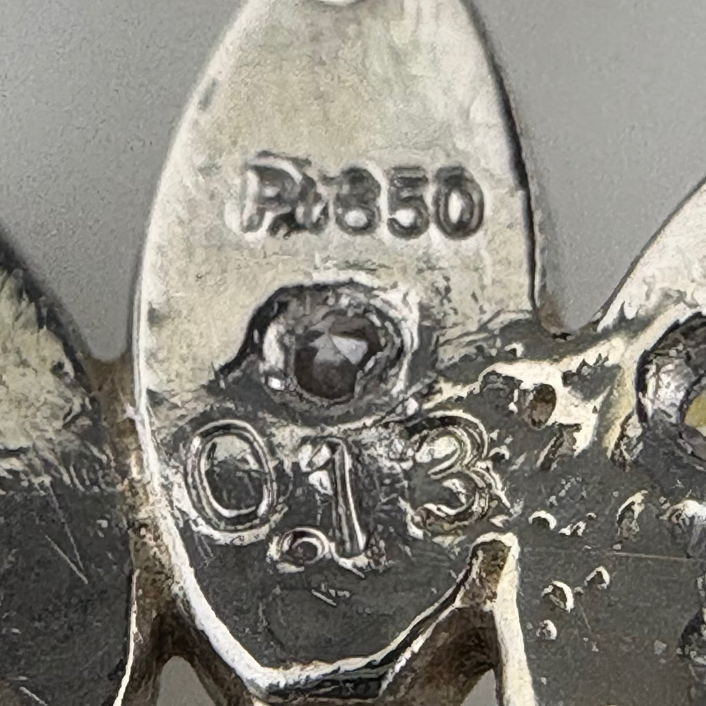 ダイヤモンド ペンダントトップ プラチナ メレダイヤ スイング ペンダントトップ Pt850 ダイヤモンド レディース 【中古】nbjwl