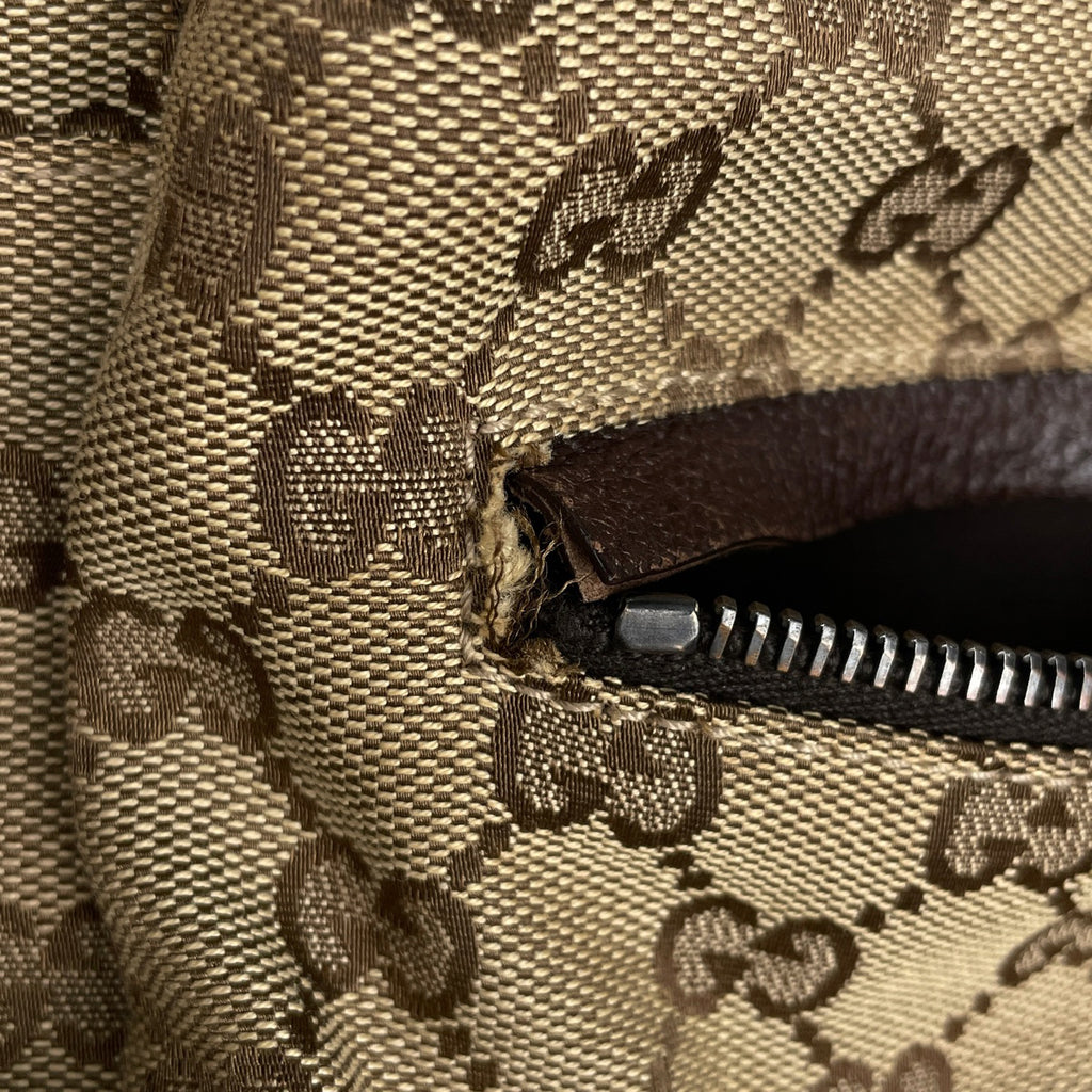 グッチ GG柄 ショルダーバッグ 斜め掛け シェリーライン ウェブ ショルダーバッグ GGキャンバス ブラウン 169937 レディース 【中古】brbag