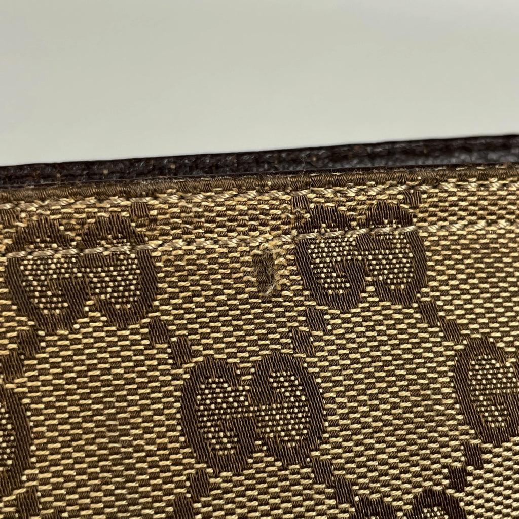 グッチ GG柄 ショルダーバッグ 斜め掛け シェリーライン ウェブ ショルダーバッグ GGキャンバス ブラウン 169937 レディース 【中古】brbag