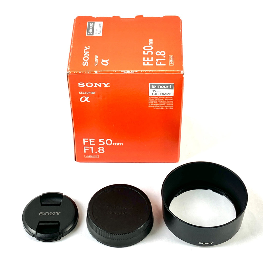 ソニー SONY FE 50mm F1.8 SEL50F18F 一眼カメラ用レンズ（オートフォーカス） 【中古】cambb