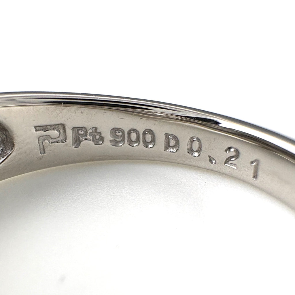 ポーラ メレダイヤ デザインリング プラチナ 指輪 リング 14号 Pt900 ダイヤモンド レディース ブランドジュエリー 【中古】brjwl
