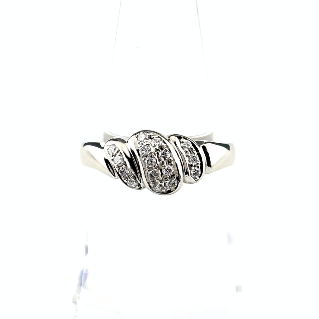 ポーラ メレダイヤ デザインリング プラチナ 指輪 リング 13号 Pt900 ダイヤモンド レディース ブランドジュエリー 【中古】brjwl