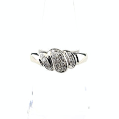 ポーラ メレダイヤ デザインリング プラチナ 指輪 リング 13号 Pt900 ダイヤモンド レディース ブランドジュエリー 【中古】brjwl