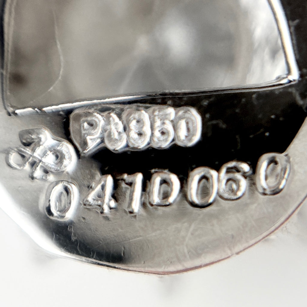 ダイヤモンド デザインネックレス プラチナ ペンダント メレダイヤ ネックレス Pt850 ダイヤモンド レディース 【中古】nbjwl