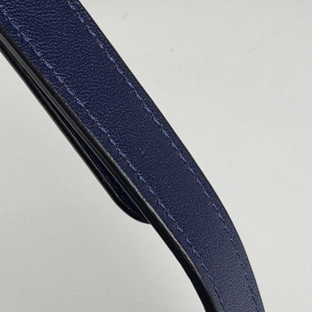 コーチ ロゴ ショルダーバッグ フリンジ タッセル ショルダーバッグ レザー ネイビー 31038 レディース 【中古】brbag