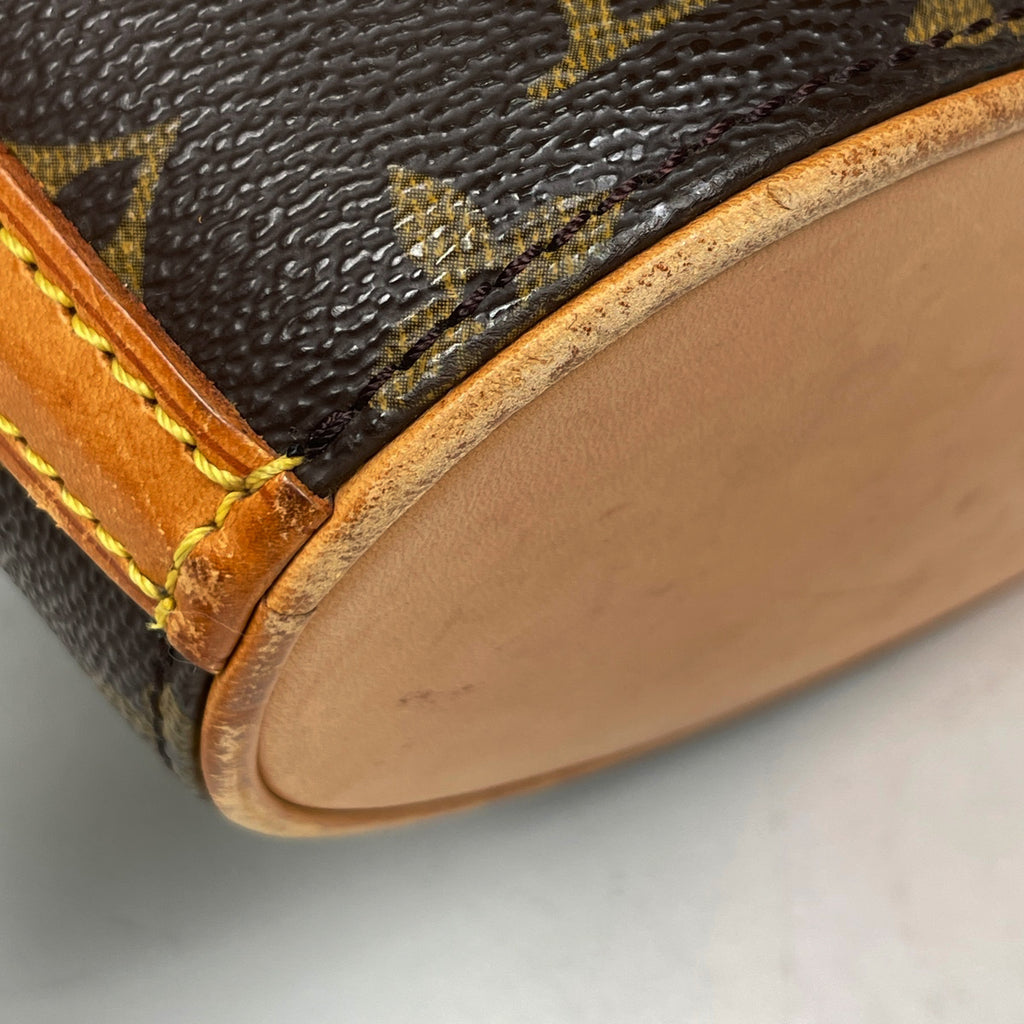 【ジャンク品】ルイ・ヴィトン ドルーオ 斜め掛け ショルダーバッグ モノグラム ブラウン M51290 レディース 【中古】brbag