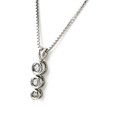 メレダイヤ デザインネックレス ネックレス Pt900 Pt850 ダイヤモンド レディース ノンブランドジュエリー 【中古】nbjwl