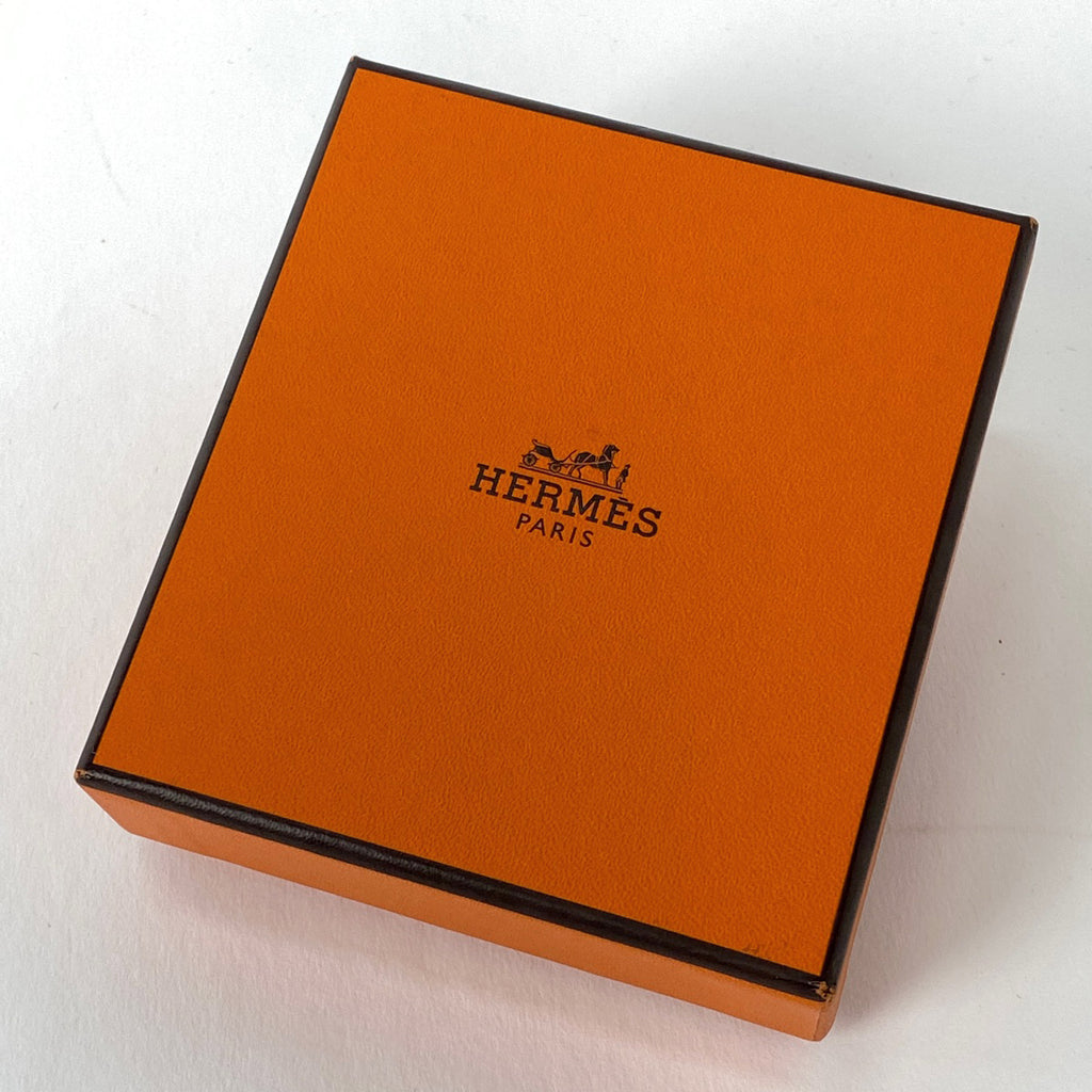 エルメス コルダージュ ロープ ネックレス ロゴ ラウンド型 ネックレス メタル シルバー レディース 【中古】bracc