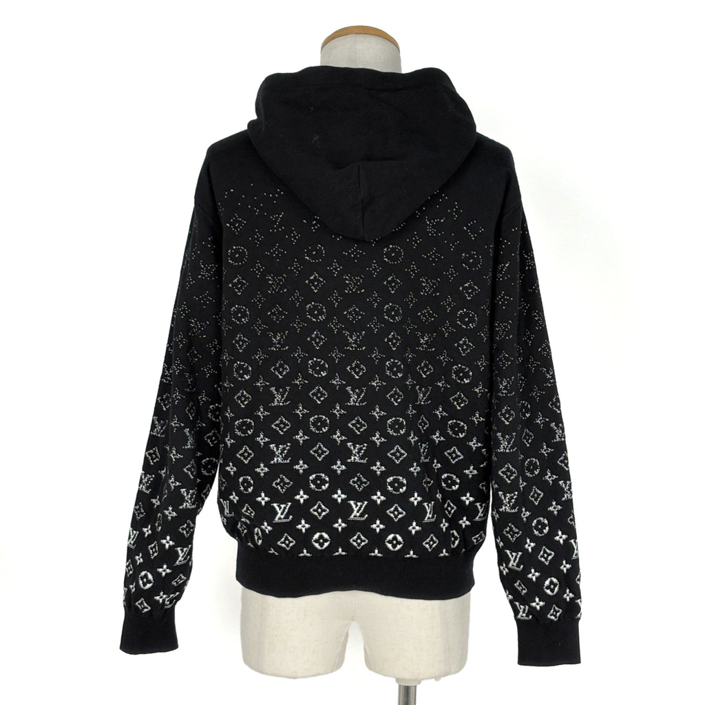 ルイ・ヴィトン モノグラム グラディエント フーディ パーカー スターマーク トップス パーカー コットン ブラック メンズ ブランドアパレル 【中古】brapp
