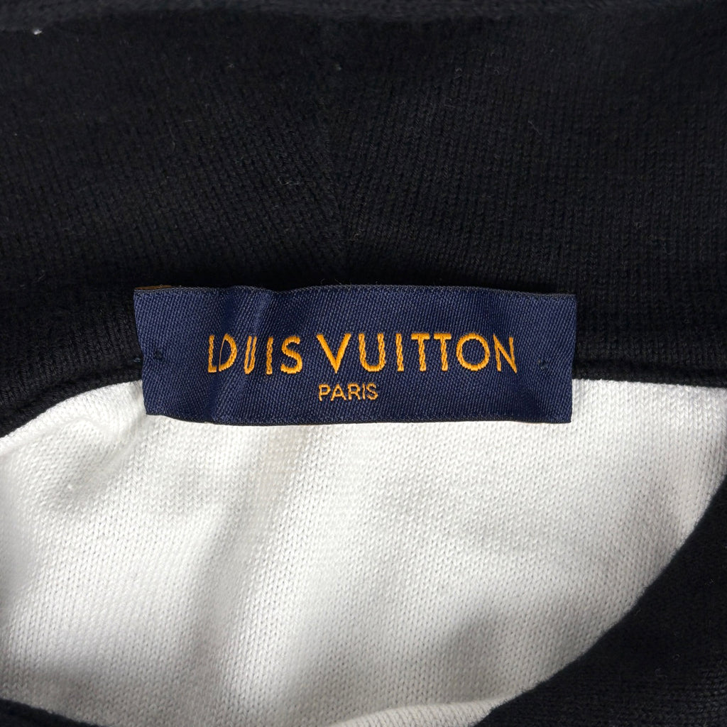 ルイ・ヴィトン モノグラム グラディエント フーディ パーカー スターマーク トップス パーカー コットン ブラック メンズ ブランドアパレル 【中古】brapp