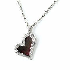 ピアジェ ライムライト ネックレス WG ホワイトゴールド ペンダント メレダイヤ ハートモチーフ 貝 ネックレス 750 シェル ダイヤモンド レディース ブランドジュエリー 【中古】brjwl