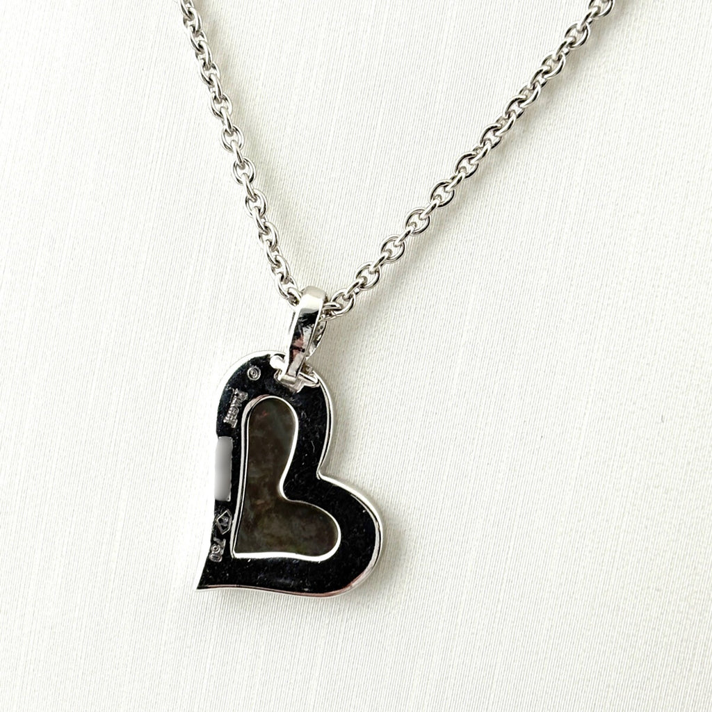 ピアジェ ライムライト ネックレス WG ホワイトゴールド ペンダント メレダイヤ ハートモチーフ 貝 ネックレス 750 シェル ダイヤモンド レディース ブランドジュエリー 【中古】brjwl