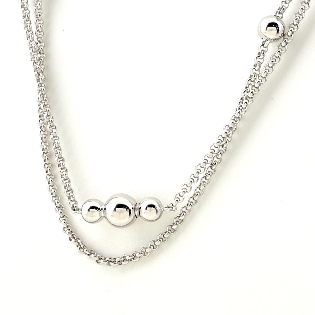 ピアジェ ポセション ネックレス WG ホワイトゴールド メレダイヤ ネックレス 750 ダイヤモンド レディース ブランドジュエリー 【中古】brjwl