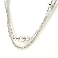 ピアジェ ポセション ネックレス WG ホワイトゴールド メレダイヤ ネックレス 750 ダイヤモンド レディース ブランドジュエリー 【中古】brjwl