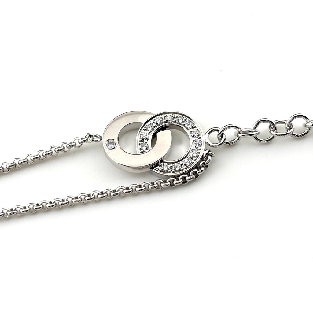 ピアジェ ポセション ネックレス WG ホワイトゴールド メレダイヤ ネックレス 750 ダイヤモンド レディース ブランドジュエリー 【中古】brjwl