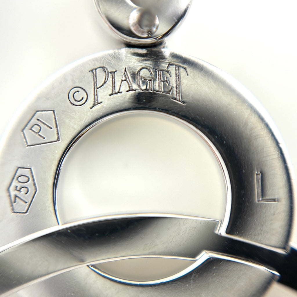 ピアジェ ポセション ピアス WG ホワイトゴールド メレダイヤ ピアス 750 ダイヤモンド レディース ブランドジュエリー 【中古】brjwl