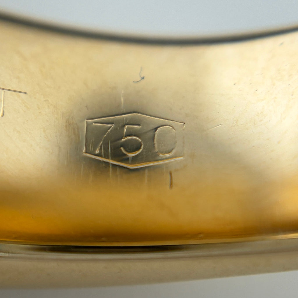 ショーメ リアンドゥショーメ リング YG イエローゴールド 指輪 リング 14号 750 ダイヤモンド レディース ブランドジュエリー 【中古】brjwl