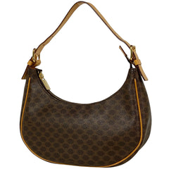 セリーヌ マカダム柄 ショルダーバッグ ワンショルダー 肩掛け ハンドバッグ ショルダーバッグ コーティングキャンバス ブラウン レディース 【中古】brbag