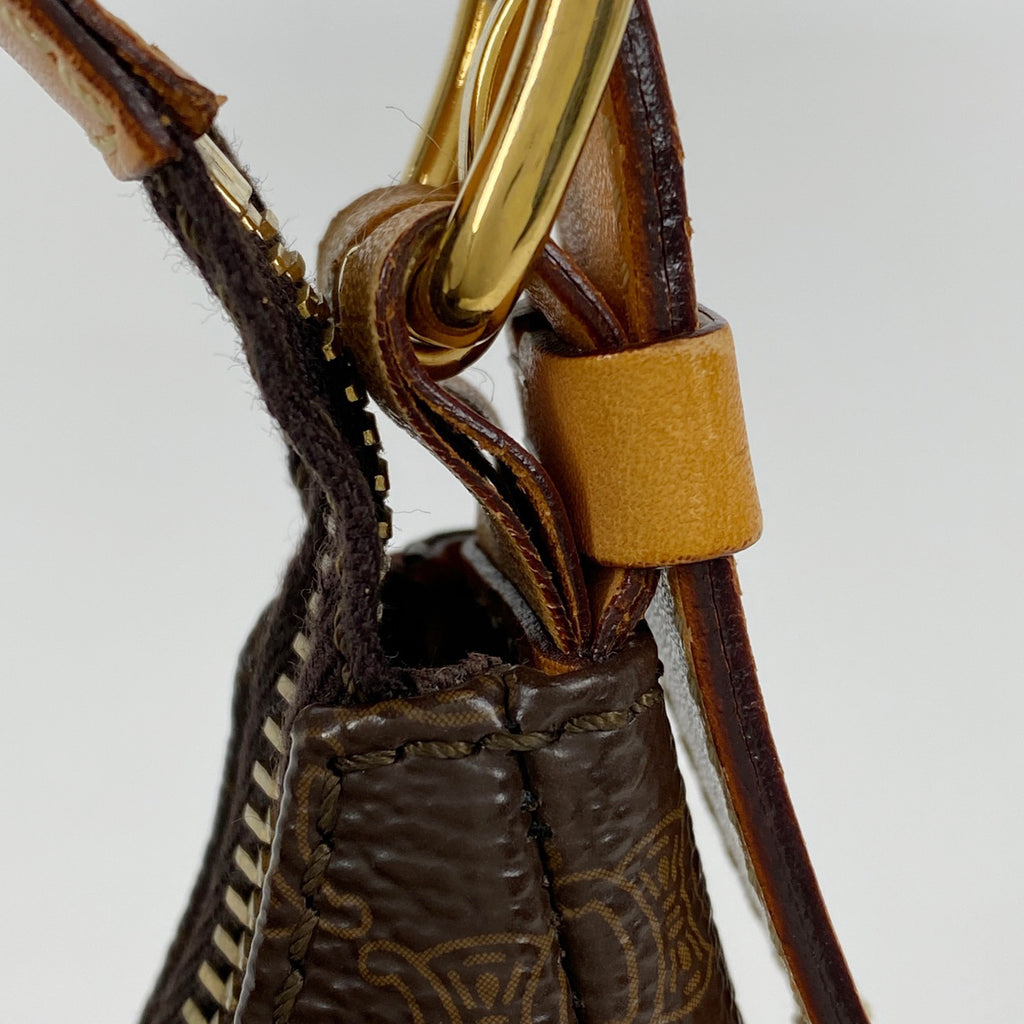 セリーヌ マカダム柄 ショルダーバッグ ワンショルダー 肩掛け ハンドバッグ ショルダーバッグ コーティングキャンバス ブラウン レディース 【中古】brbag